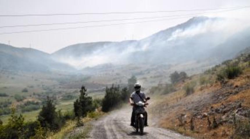 Balıkesir'de Şiddetli R&uuml;zgar Orman Yangınına Sebep Oldu