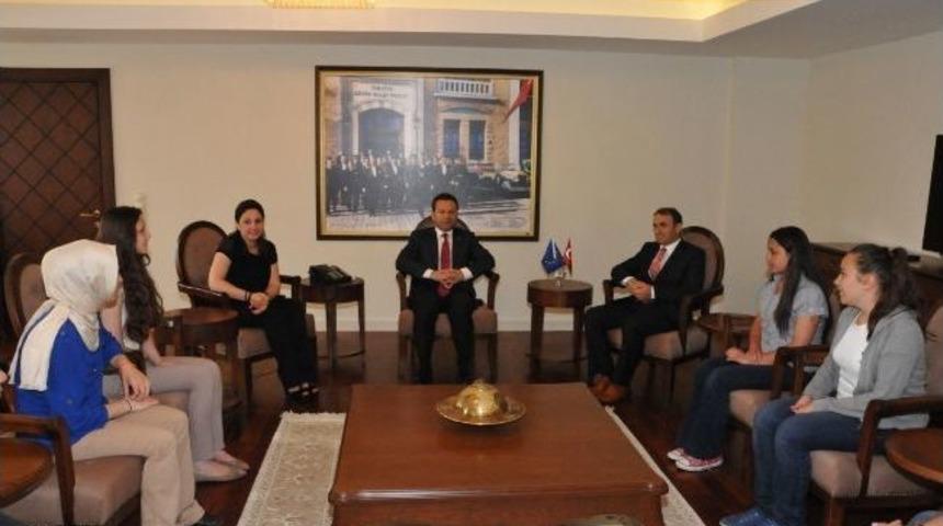 Piri Reis Ticaret Meslek Lisesi&rsquo;nden Vali Aksoy&rsquo;a Ziyaret