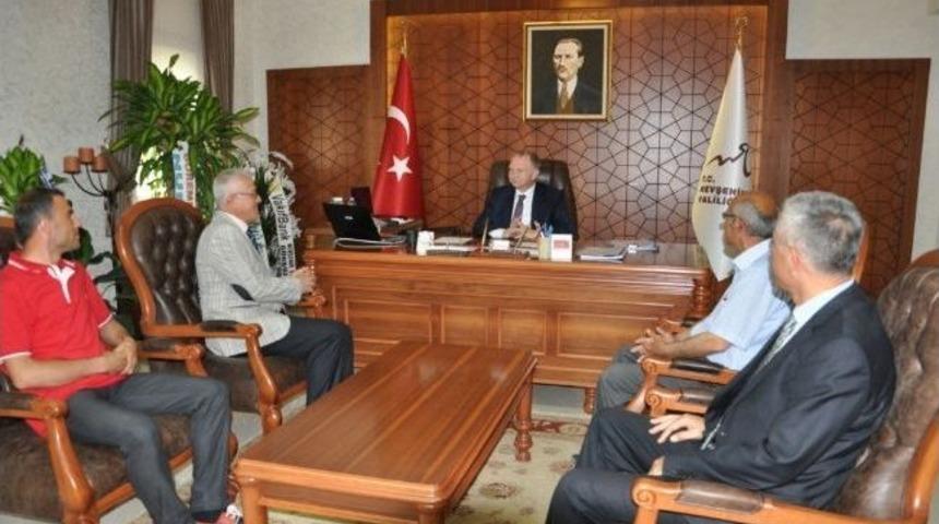 G&ouml;reme Heyetinden Vali Ceylan&rsquo;a Ziyaret