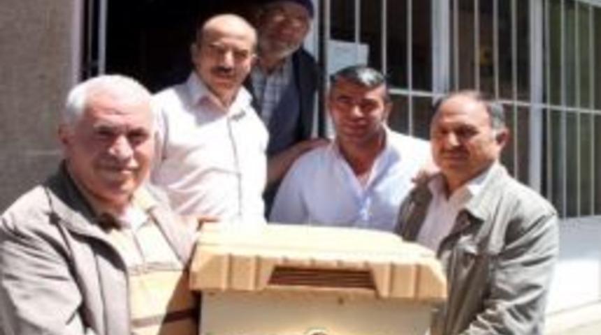 Oltu&rsquo;da Arıcılara Kovan Altlığı Dağıtıldı