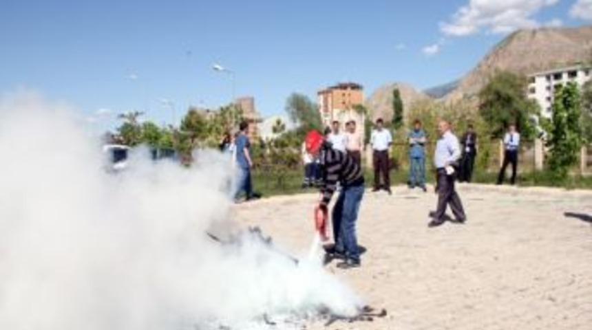 Hastane De Yangın Tatbikatı