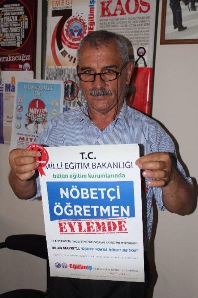 Eğitim-iş’ten Nöbetçi Öğretmen Uygulamasına Tepki