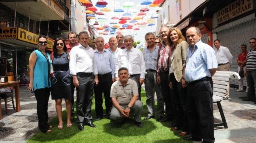 Başkan Akaydın, Ali &Ccedil;etinkaya Esnafına Kapalı Yol Modelini &Ouml;nerdi