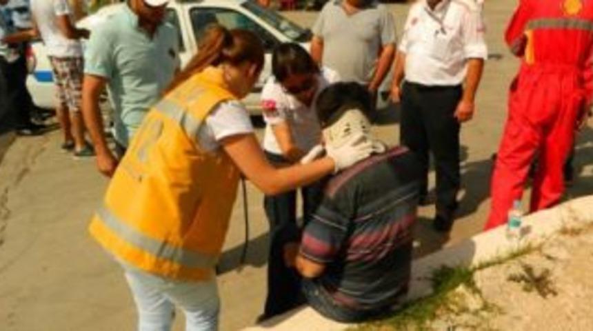 Kask hayat kurtardı