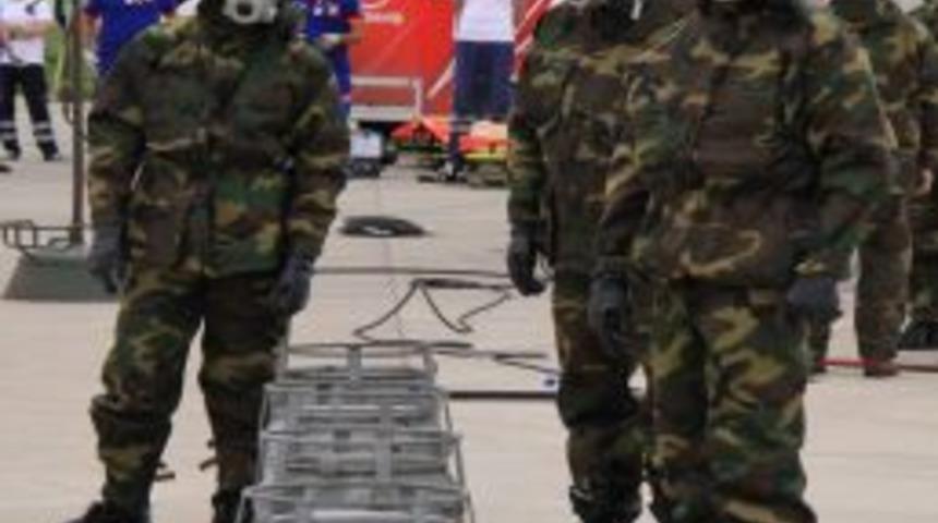 THY U&ccedil;ağı Kargosunda Kimyasal Madde Bulundu, AFAD Tatbikatı Nefes Kesti