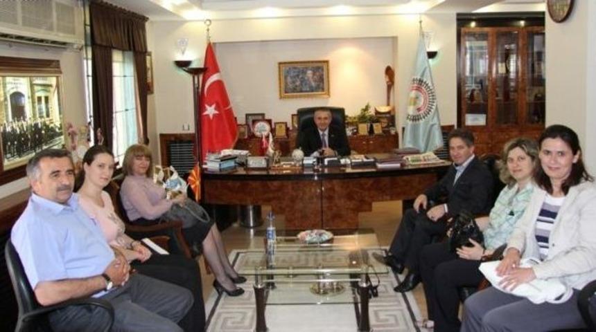 Makedonya Kumanova Lisesi&rsquo;nden Başkan Vekili Yıldırım&rsquo;a Ziyaret