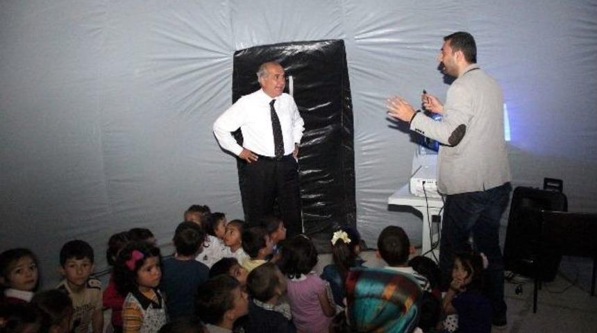 Suşehri&rsquo;nde &ldquo;planetaryum&rdquo; &Ccedil;adırı Kuruldu