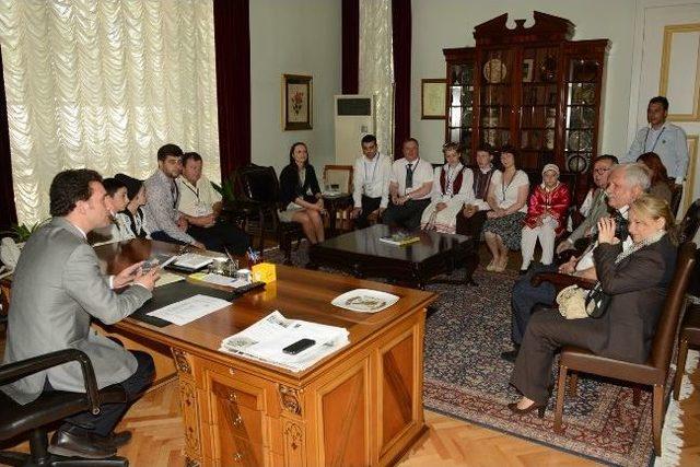 Yabancı Folklor Ekiplerinden Büyükşehire Ziyaret