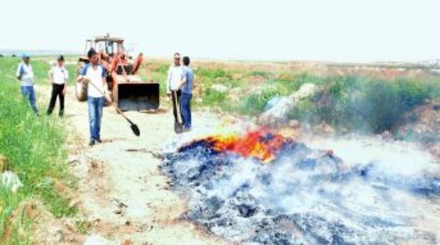 Yozgat&rsquo;ta Bir Ton Uyuşturucu Madde Yakılarak Imha Edildi