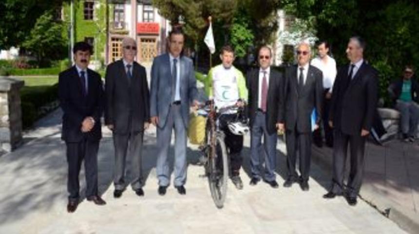 Yeşilay G&ouml;n&uuml;ll&uuml;s&uuml; Bisiklet Turunda Muğla'ya Uğradı