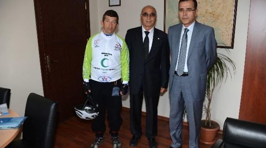 Madde Bağımlılığını Dikkat &Ccedil;ekmek İ&ccedil;in Bisikleti İle T&uuml;rkiye Turuna &Ccedil;ıktı