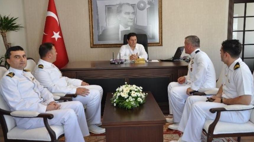 Deniz Kuvvetlerinden Kaymakamlığa Ziyaret