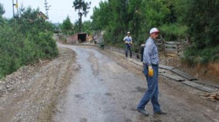 Yenice&rsquo;de Asfalt &Ccedil;alışmaları