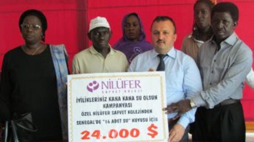 &Ouml;zel Nil&uuml;fer Safvet Koleji Senegal&rsquo;de 16 Su Kuyusu A&ccedil;tıracak