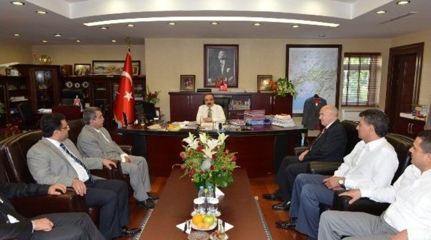 Ceyhan Heyetinden, Vali Coş'a Ziyaret