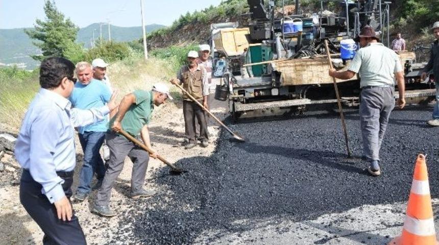 Torba Yalıkavak Arası Sıcak Asfalt Kaplanıyor