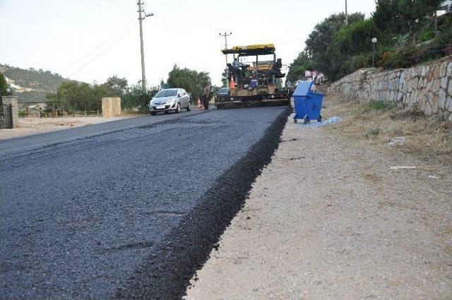 Torba Yalıkavak Arası Sıcak Asfalt Kaplanıyor