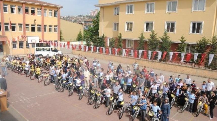 &Ouml;ğrencilerde Bisiklet Sevinci