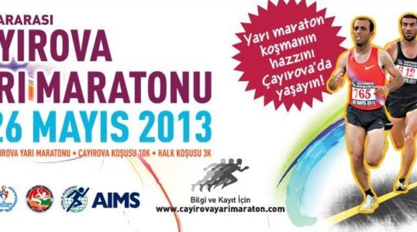 &Ccedil;ayırova Yarı Maratonu'na 7 Bin Başvuru