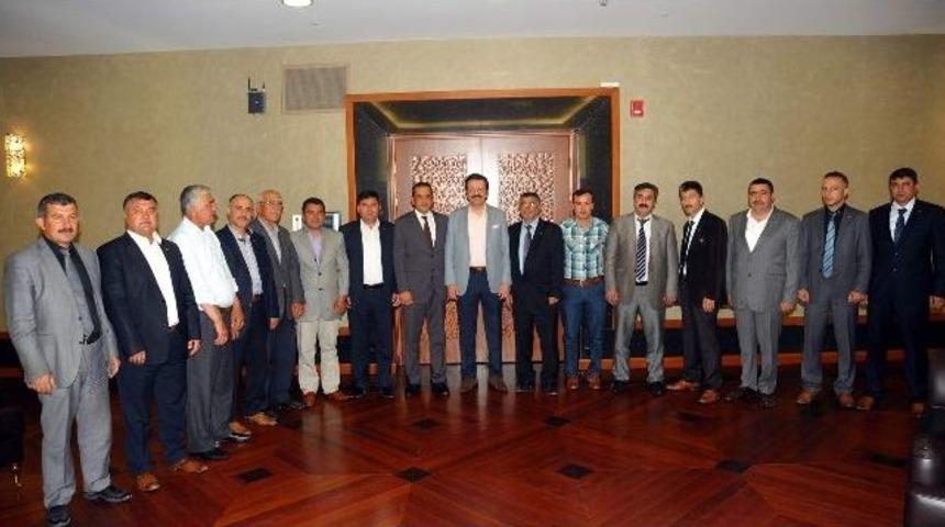 Esatbeyoğlu, Tobb Başkanı Hisarcıklıoğlu'nu Ziyaret Etti