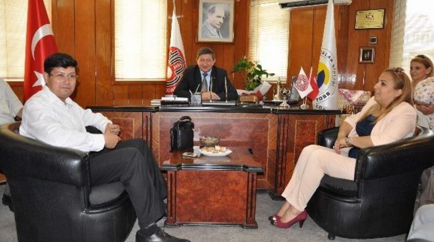 Nazilli Mhp&rsquo;den Ticaret Odasına &lsquo;hayırlı Olsun&rsquo; Ziyareti