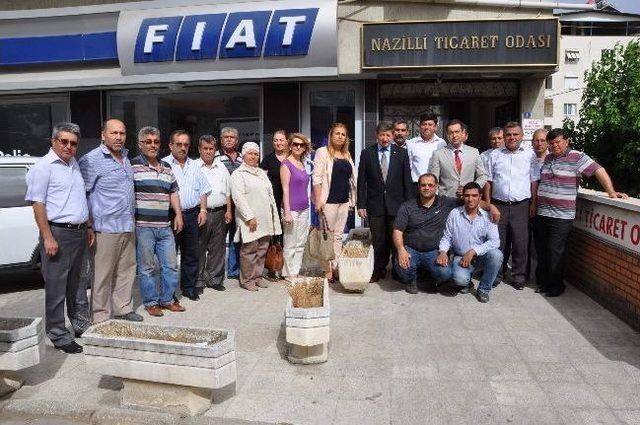 Nazilli Mhp&rsquo;den Ticaret Odasına &lsquo;hayırlı Olsun&rsquo; Ziyareti 1