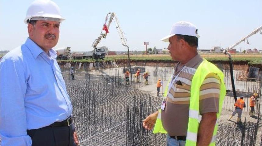 Bakan &Ccedil;elik, Sarı&ccedil;am Hizmet Binasının Temelini Atıyor