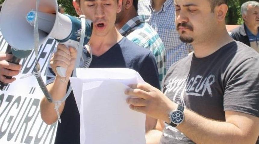 Kayseri Gençlik Derneği, Tutuklu Arkadaşları Adına Basın Açıklaması Yaptı