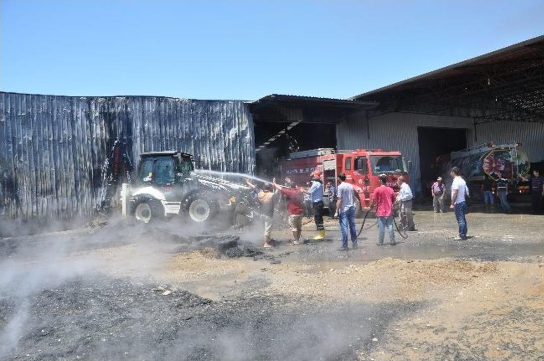 Konaklı'da &Ccedil;ıkan Yangın Korkuttu