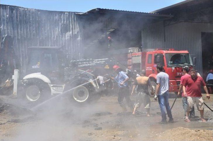 Konaklı'da Çıkan Yangın Korkuttu G1