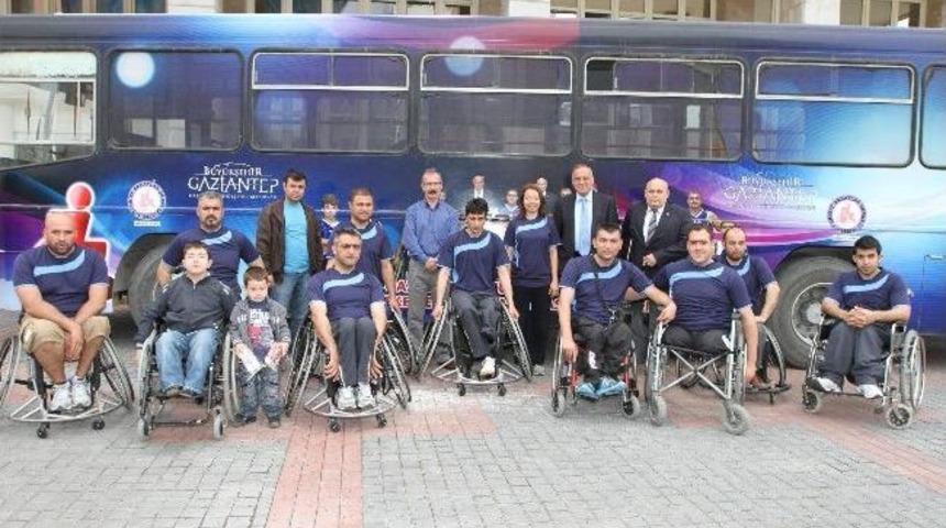 Gaziantep B&uuml;y&uuml;kşehir Belediyespor Tekerlekli Basketbol Takımı 1. Lig Yolunda