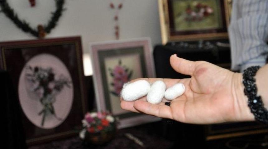 Yenişakran&rsquo;da İpek Kozası İle El Emeği Birleşti