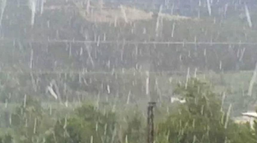 Ereğli&rsquo;ye Dolu Yağdı