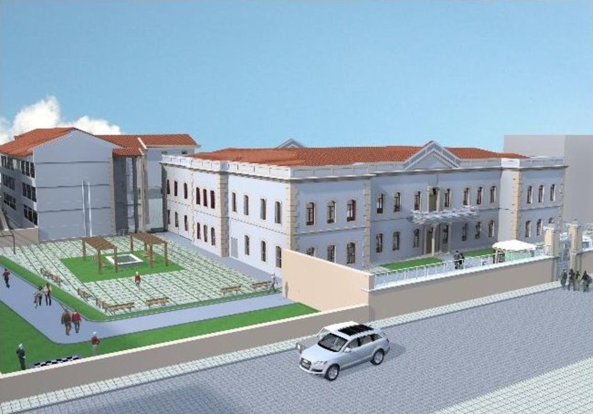 Sultan Abd&uuml;lhamit Tarafından Yaptırılan Bursa Erkek Lisesi B&uuml;y&uuml;kşehir&rsquo;le G&uuml;zelleşiyor