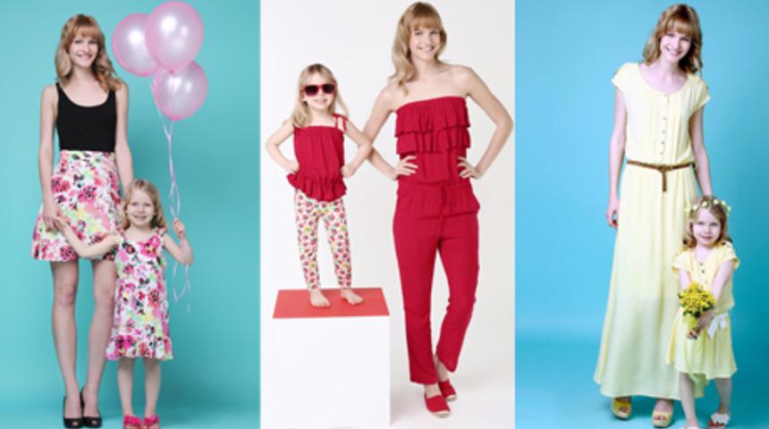 Anneler G&uuml;n&uuml;'nde annelerle kızları bir &ouml;rnek giyinecek