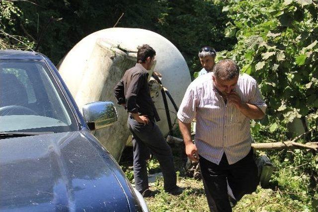 Beton Mikseri U&ccedil;urumdan Yuvarlandı: 1 Yaralı 1