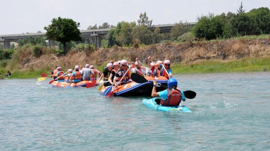 Berdan Barajı'nda Rafting Şenliği