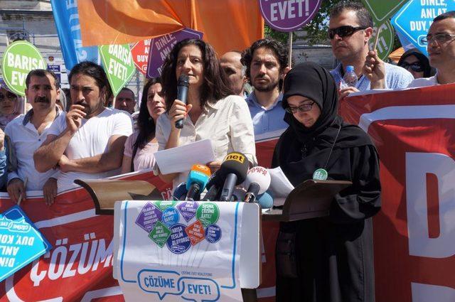 Fatih’te ‘çözüme Evet’ Yürüyüşü 1