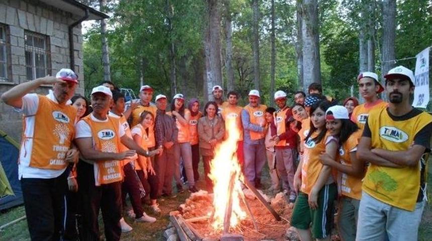 Kayseri Gen&ccedil; Tema &Uuml;yeleri Kamp Yaptı