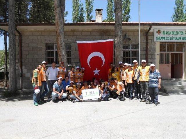 Kayseri Genç Tema Üyeleri Kamp Yaptı