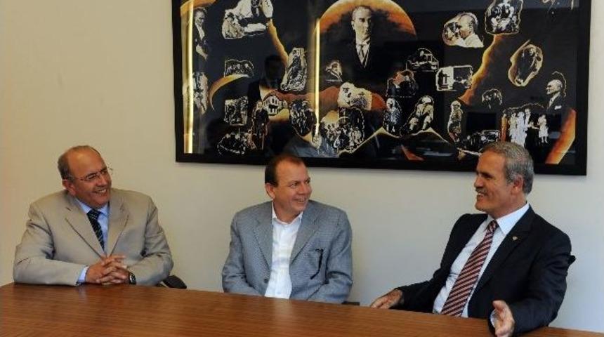 Borsa Y&ouml;netimine İlk Ziyaret Başkan Altepe&rsquo;den