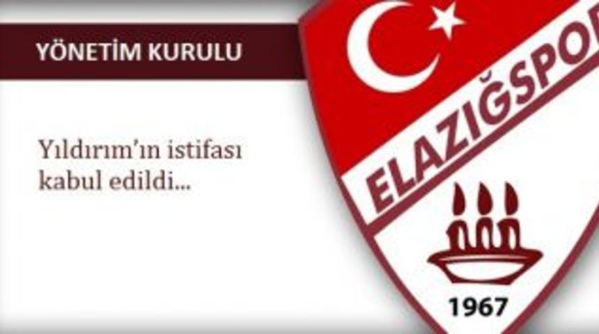 Elazığspor'da istifa şoku