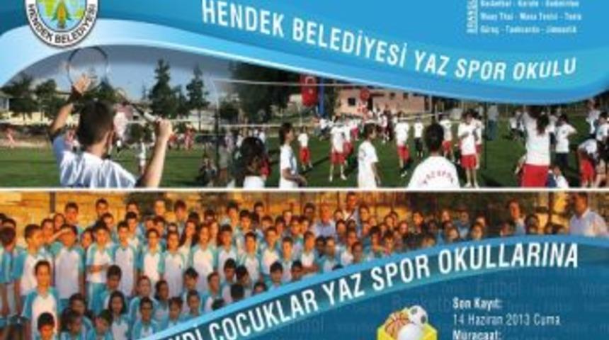 Hendek&rsquo;te Yaz Spor Okulu İ&ccedil;in Geri Sayım Başladı