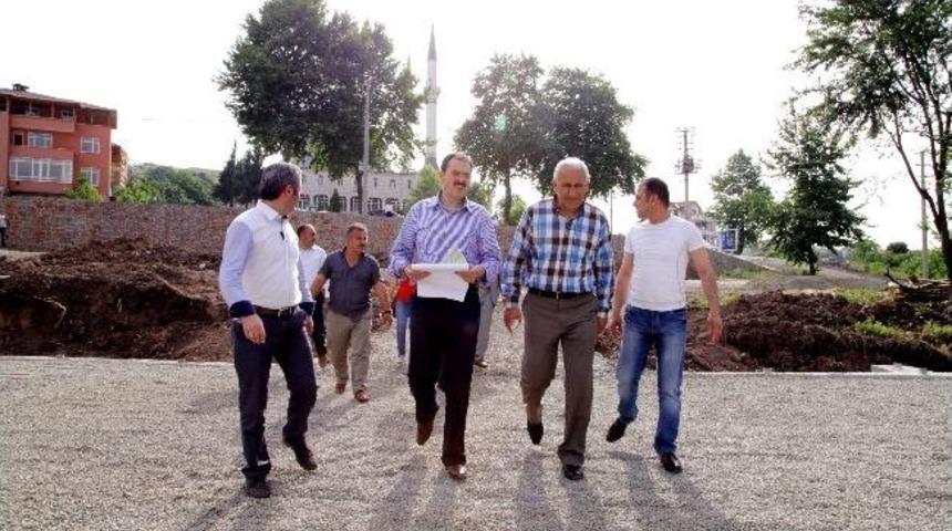 D&ouml;ngel'e Şelaleli Sosyal Alan