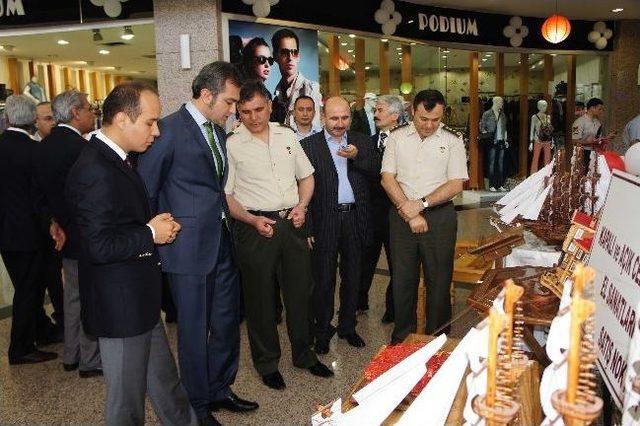 Mahkumların Sergisi Barut&ccedil;uoğlu Avm&rsquo;de A&ccedil;ıldı 1