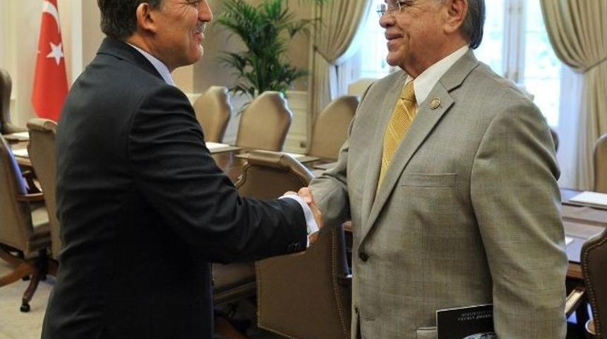 Cumhurbaşkanı G&uuml;l, Abd Temsilciler Meclisi Ve T&uuml;rki Amerikan Birliği Heyetini Kabul Etti