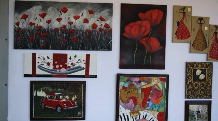 Bir Yılın Emeği Resimler Sergilendi