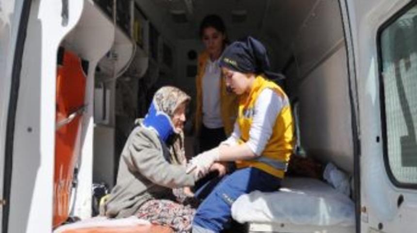 Bafra'da Kaza: 1 Yaralı