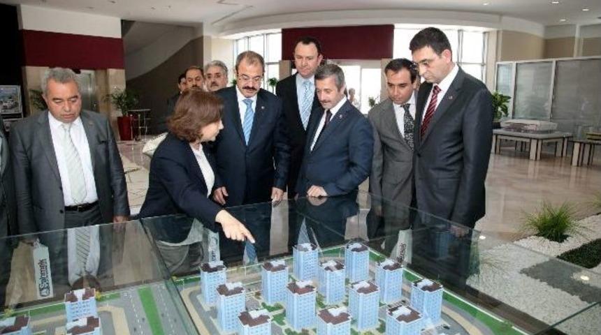 Gso Yeni Y&ouml;netim Kurulu &Uuml;yeleri Başkan Tahmazoğlu&rsquo;nu Ziyaret Etti