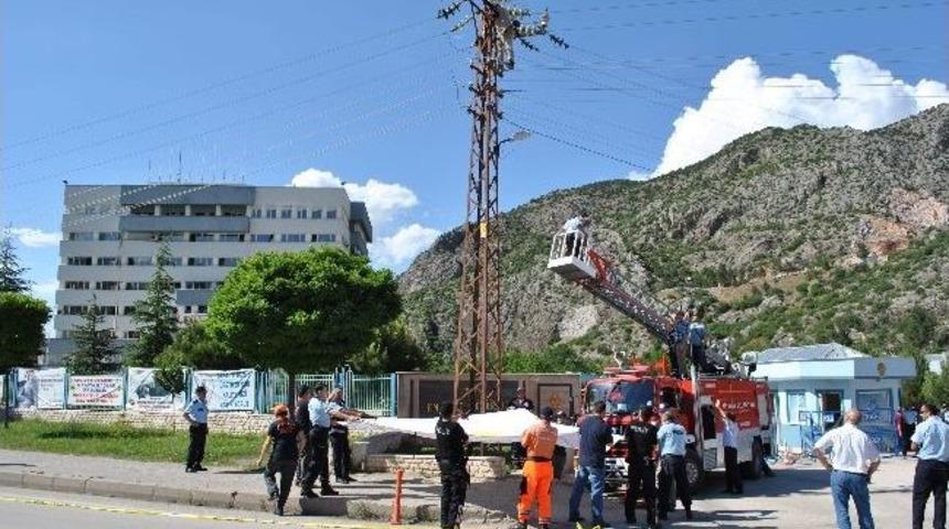 Emniyet &ouml;n&uuml;nde intihar girişimi